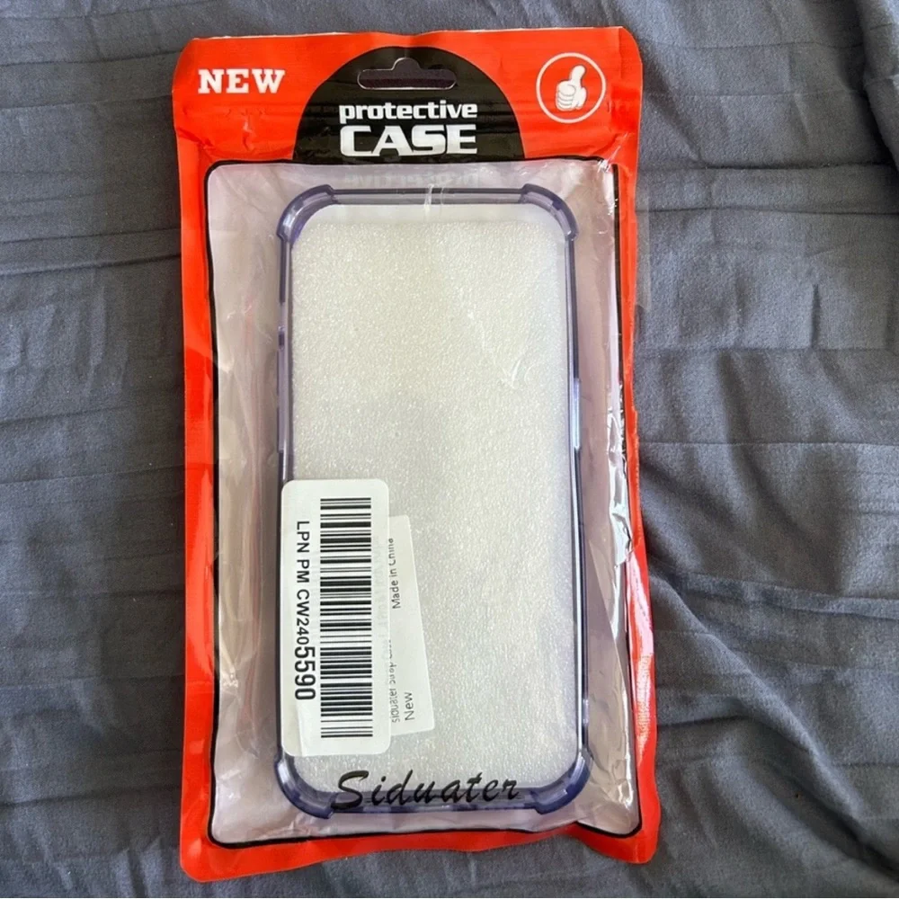 NWT iPhone 14 case, purple, plastic